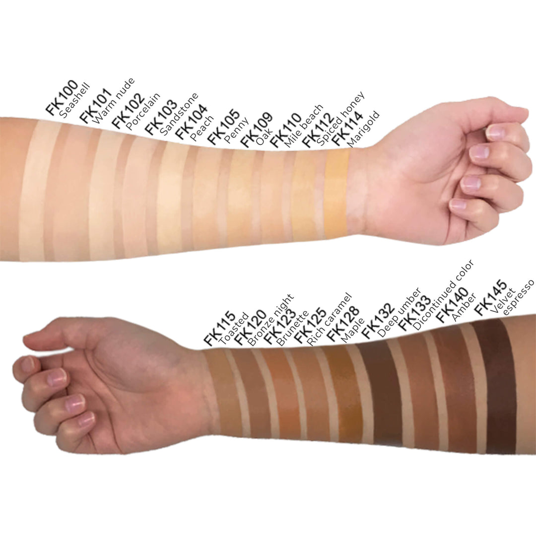 foundation shade swatch