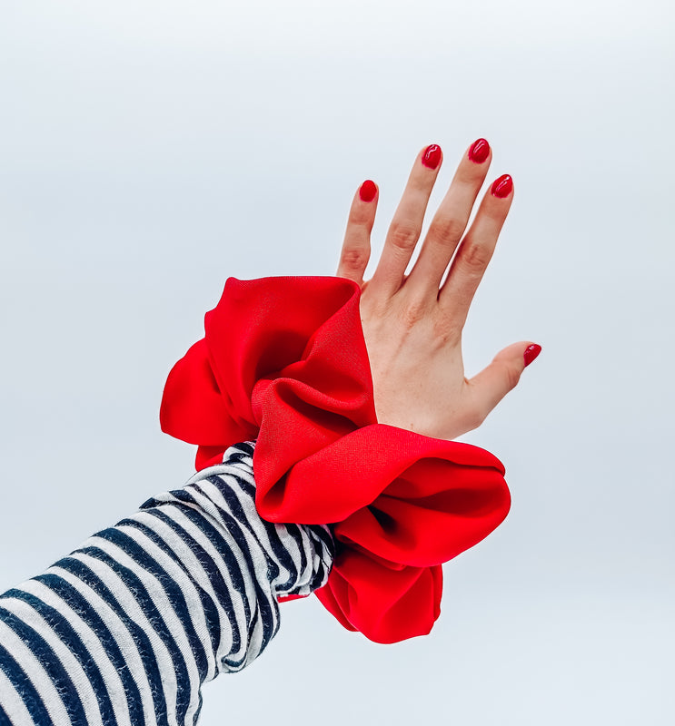 sustainable hair scrunchies