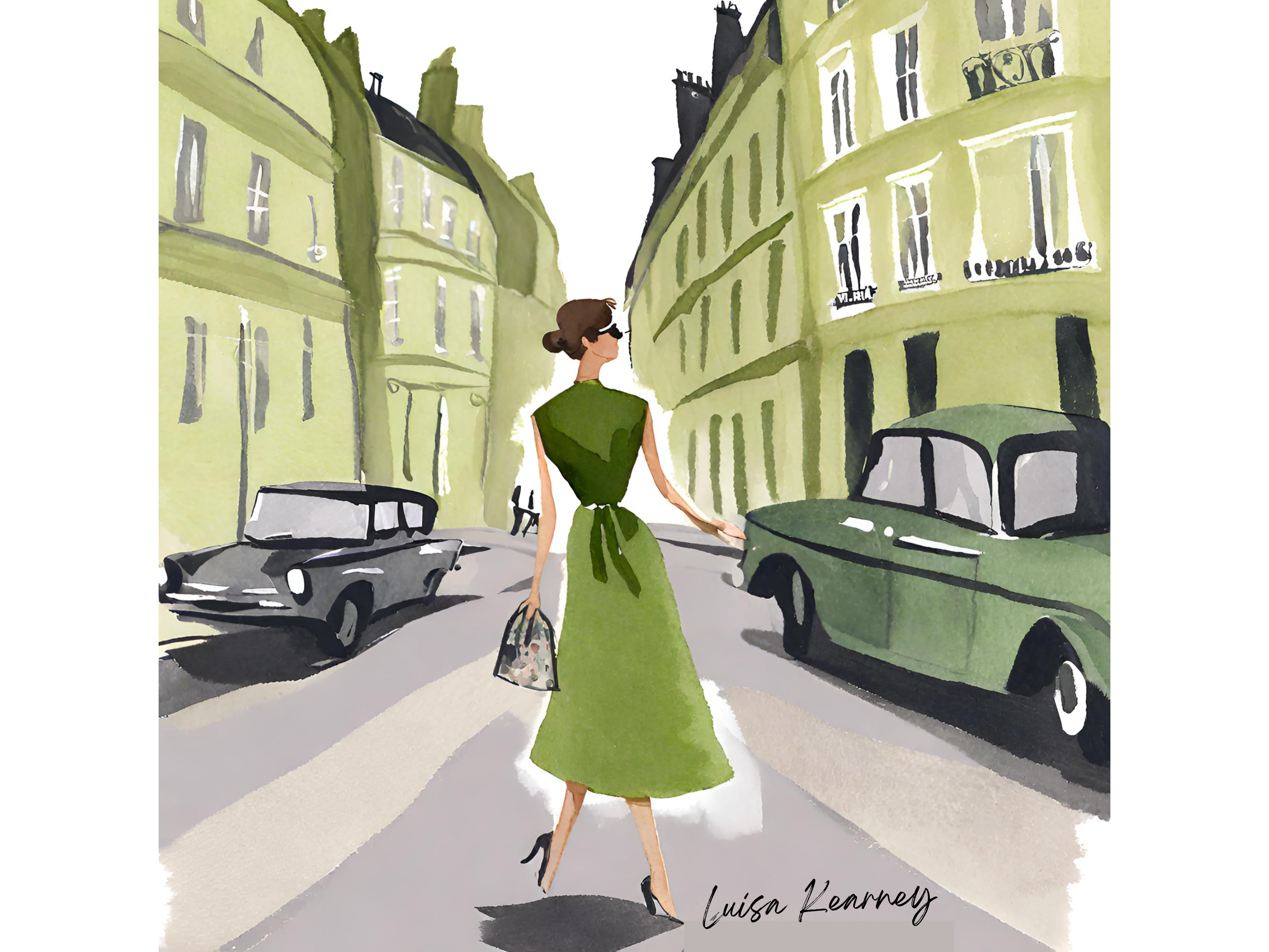 Audrey Hepburn by Luisa Kearney