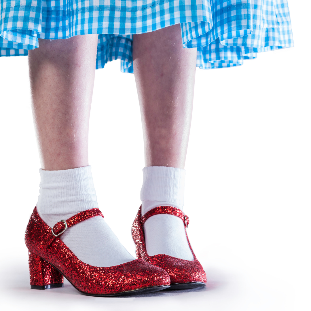 The Wizard of Oz ruby slippers judy garland