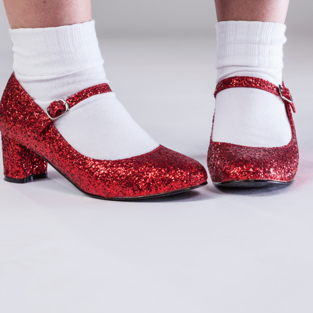 The Wizard of Oz ruby slippers judy garland