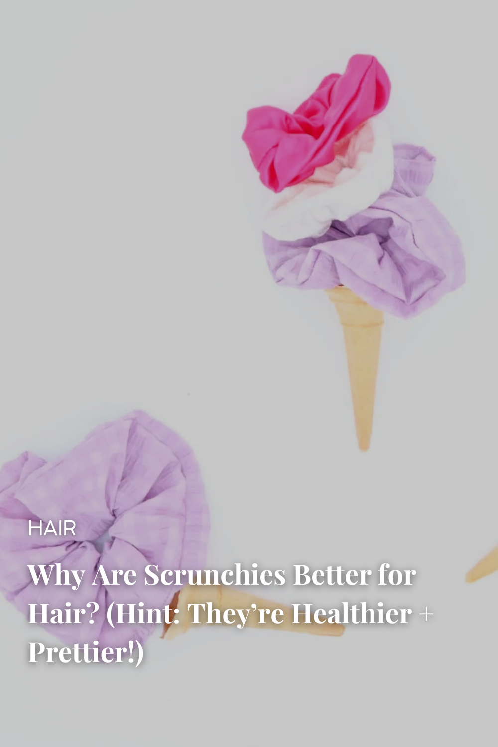 What are the different ways to wear a hair scrunchie?