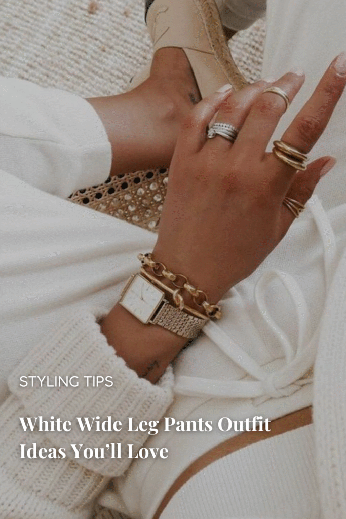 How to Wear White Trousers