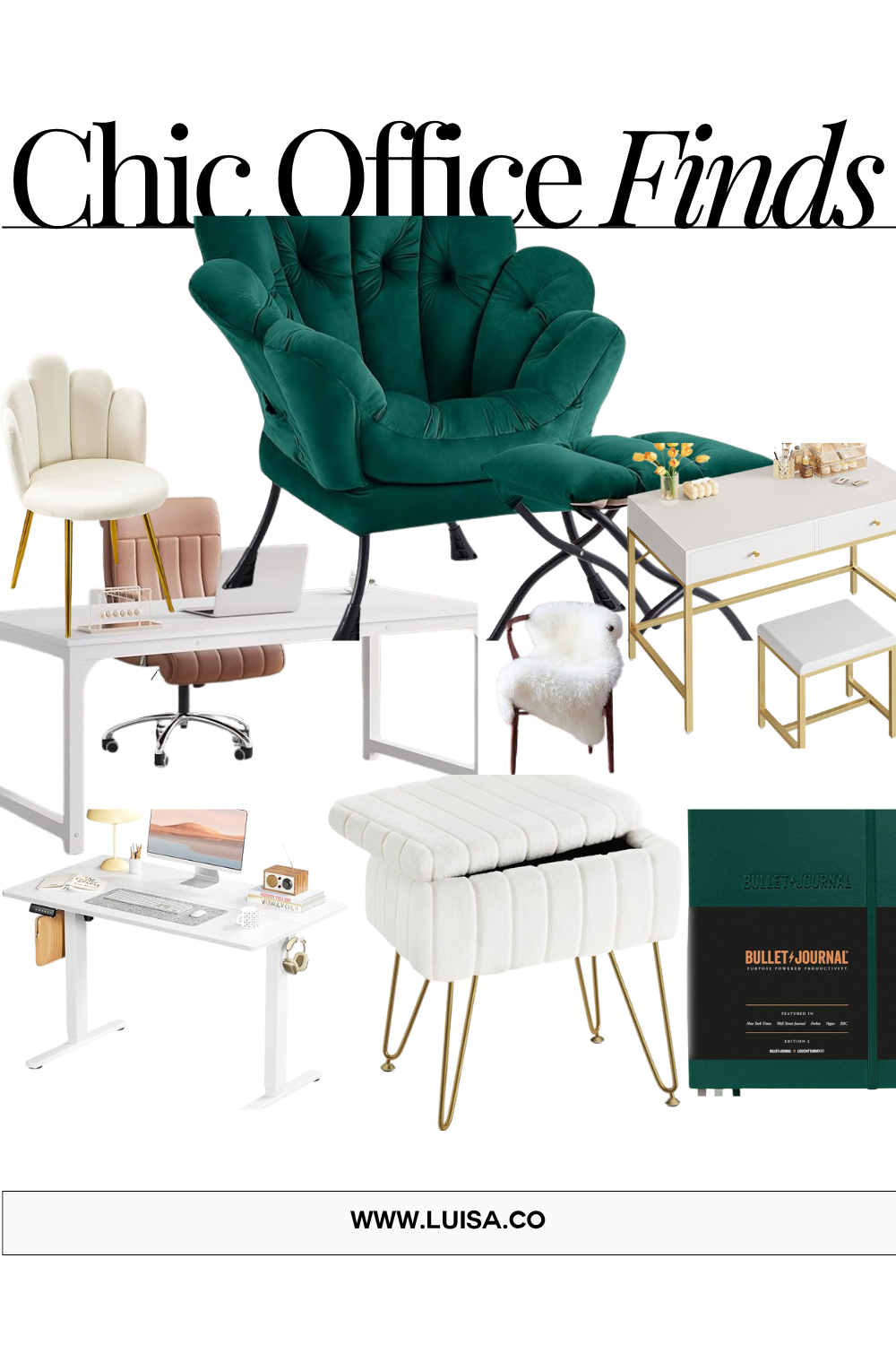 chic home office decor