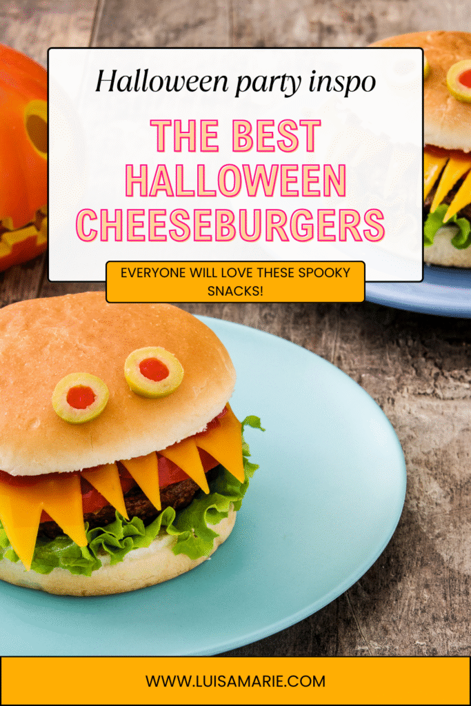 Halloween Cheeseburgers Monster Burger Recipe