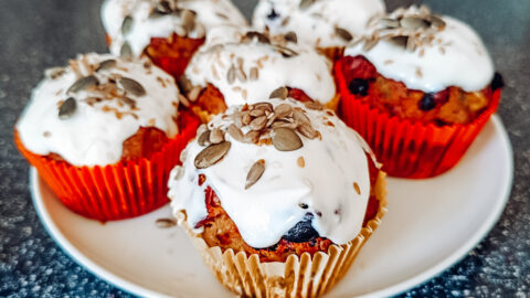 Healthy Carrot Cake Muffins Recipe