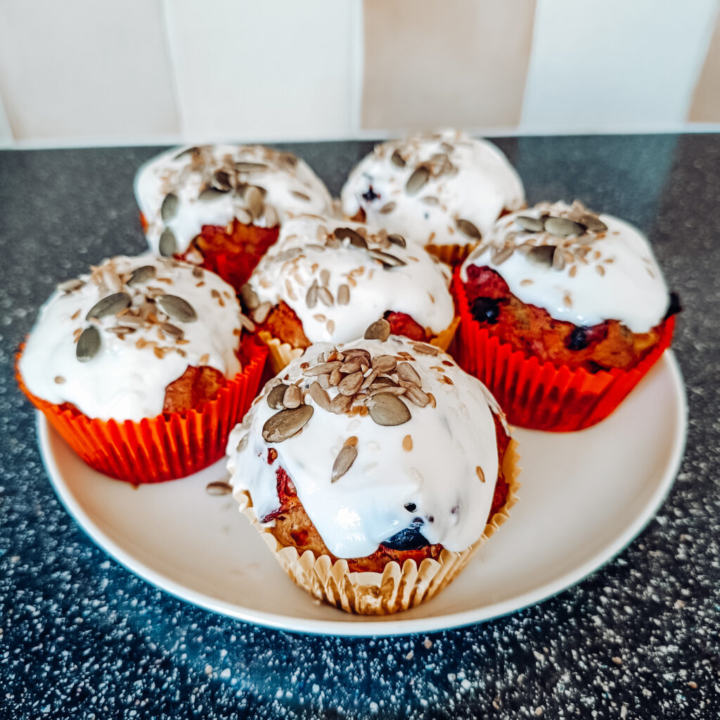 Sugar-Free Carrot Cake Muffins