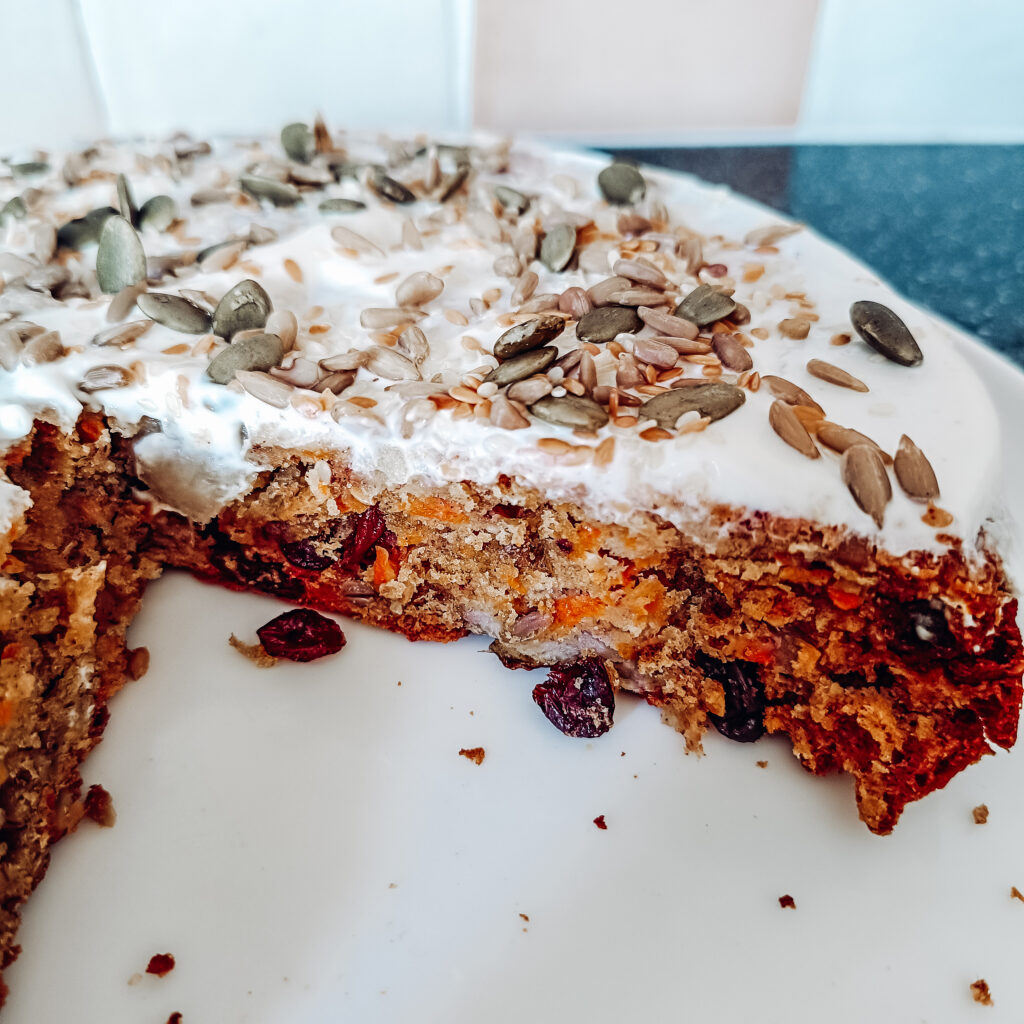 Easy healthy carrot cake