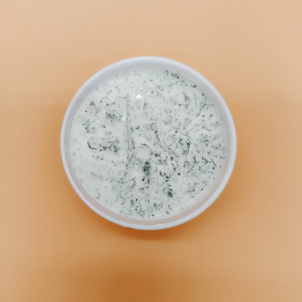 Easy Homemade Green Herb Garlic Dip