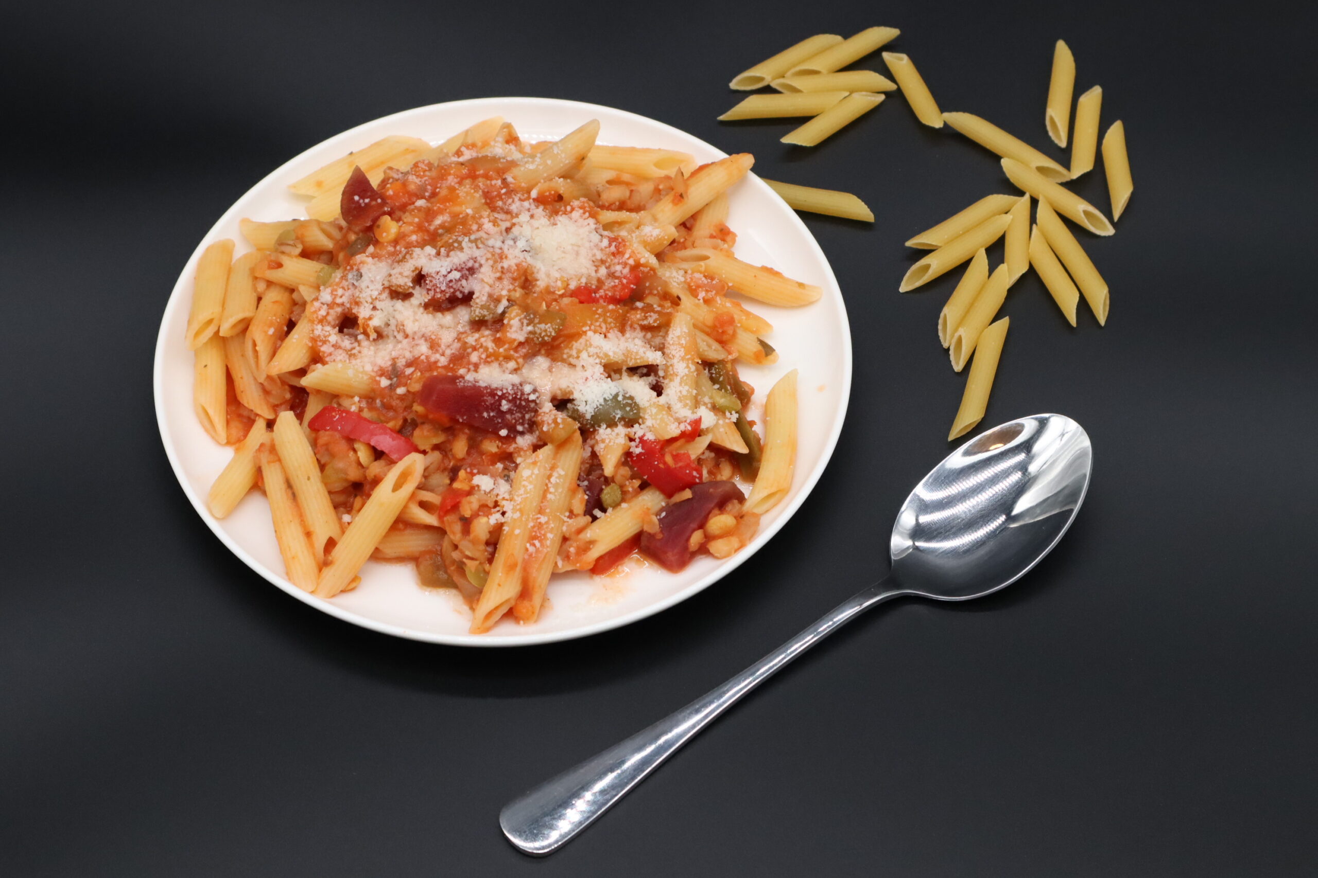 vegetarian bolognese with lentils