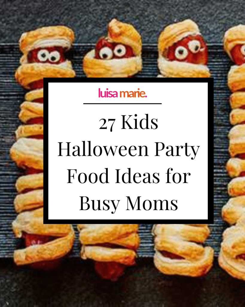 Halloween Themed Food For Kids