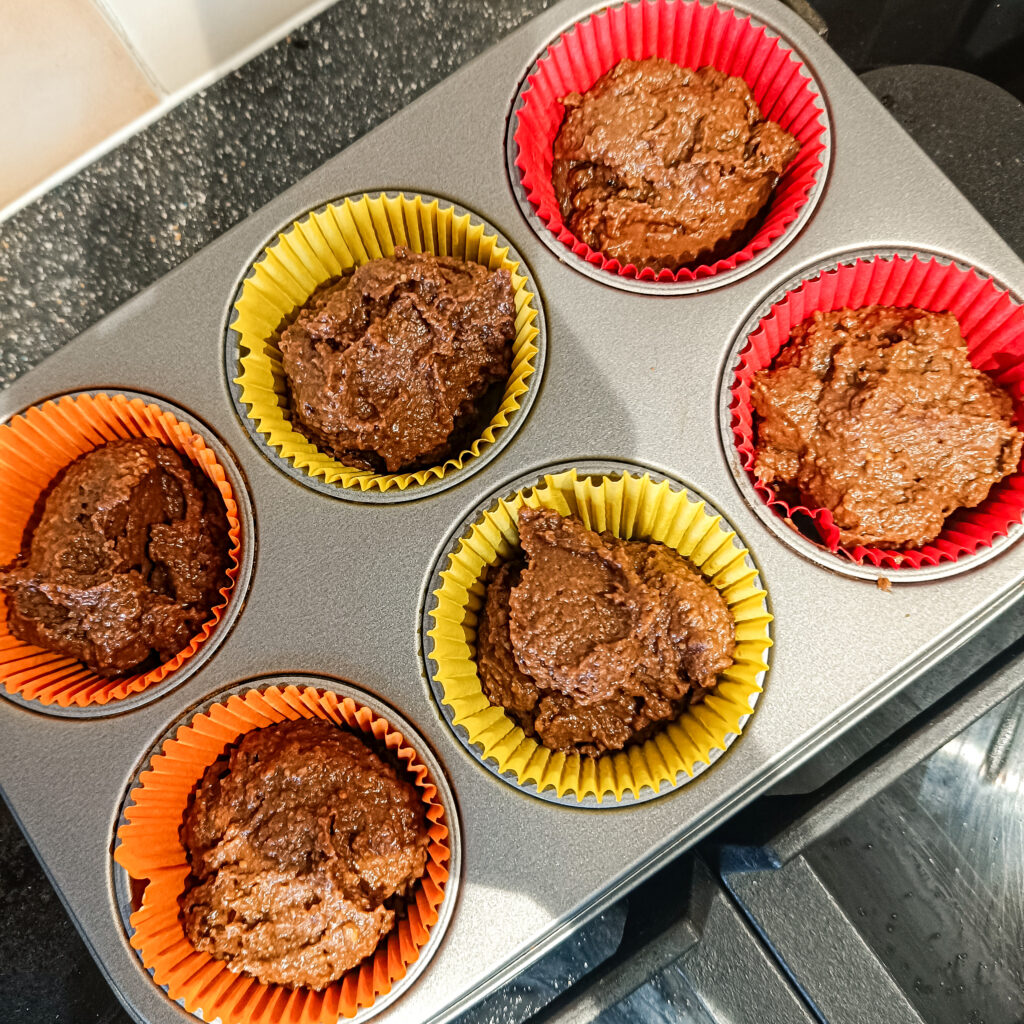 Chickpea Chocolate Muffins