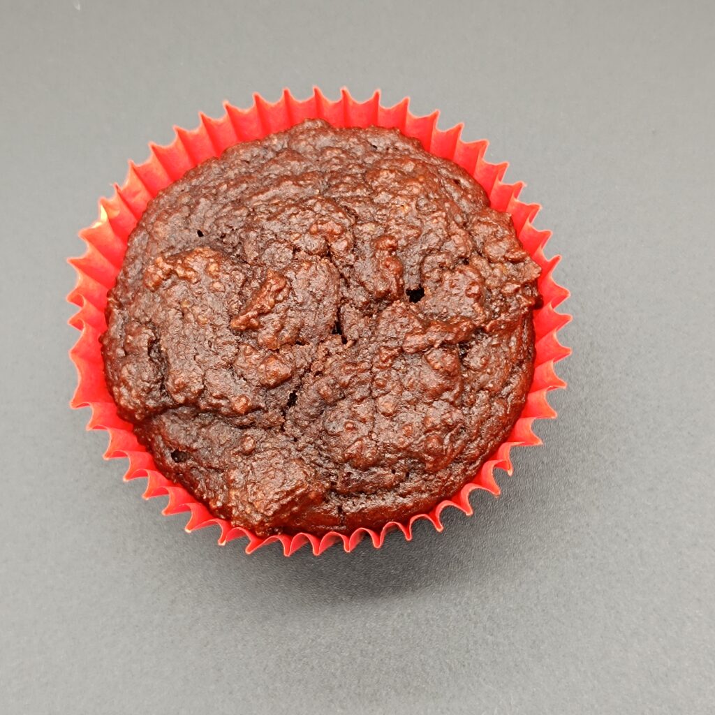 chocolate muffins with dates and chickpeas