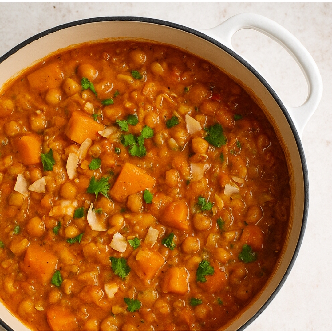 Pumpkin Chickpea Coconut Curry