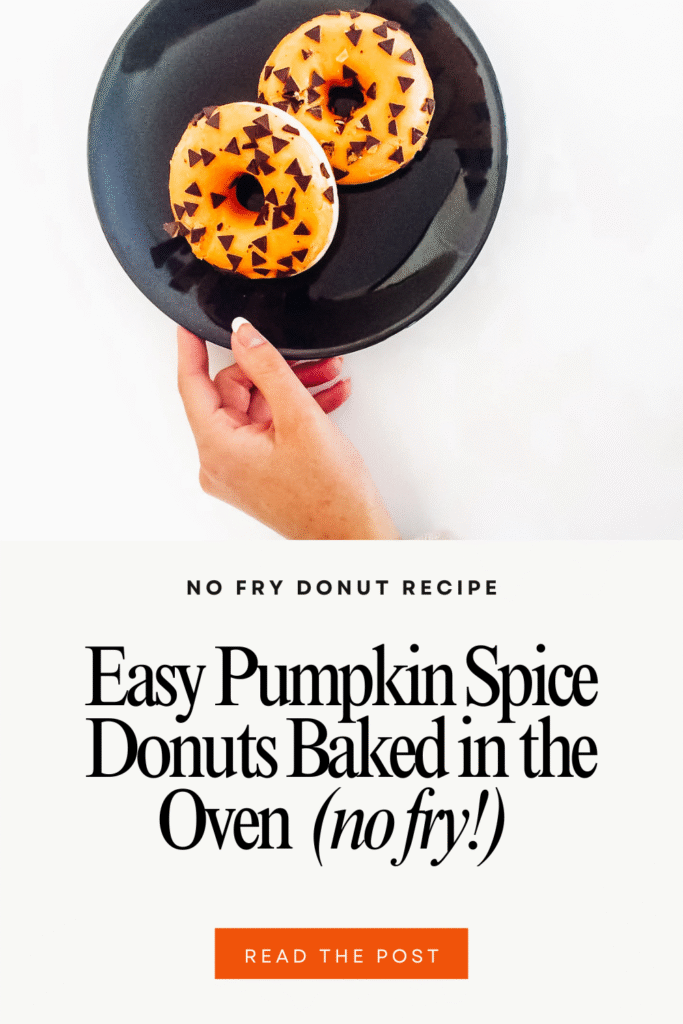 Easy Pumpkin Spice Donuts Baked in the Oven