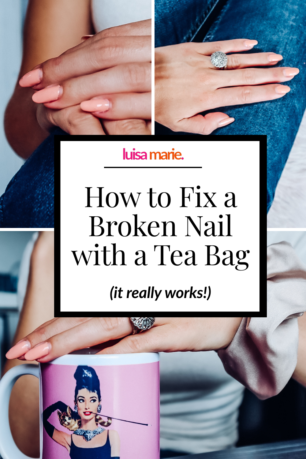 How to Fix a Broken Nail with a Tea Bag