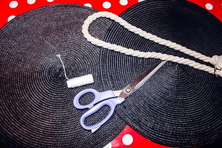 how to make a bag out of placemats