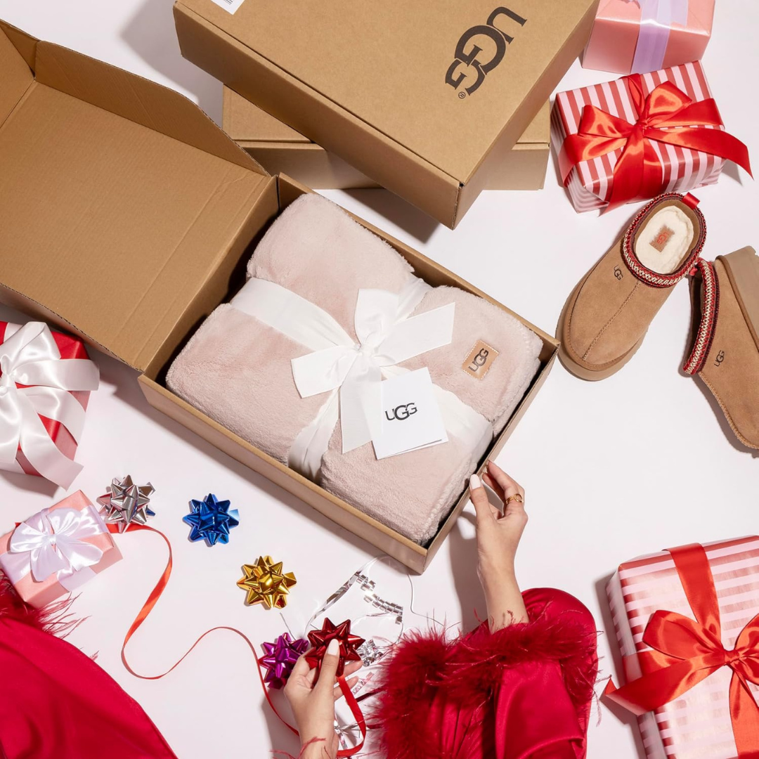 UGG Plush Throw Blanket