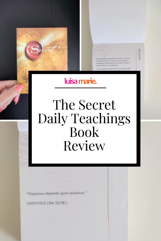 The Secret Daily Teachings Book
Review