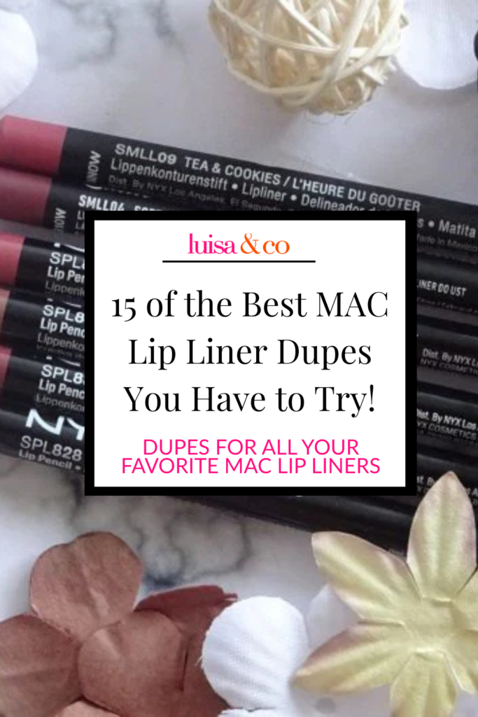Best MAC Lip Liner Dupes